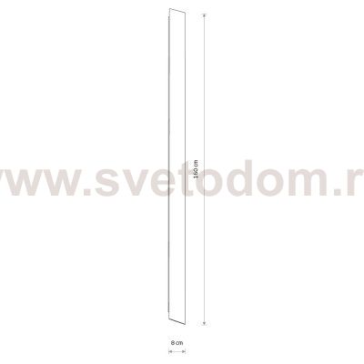 Настенный светильник Nowodvorski Comma Led L Black (Cерия Comma Led L, Цвет Черный) арт. 11878