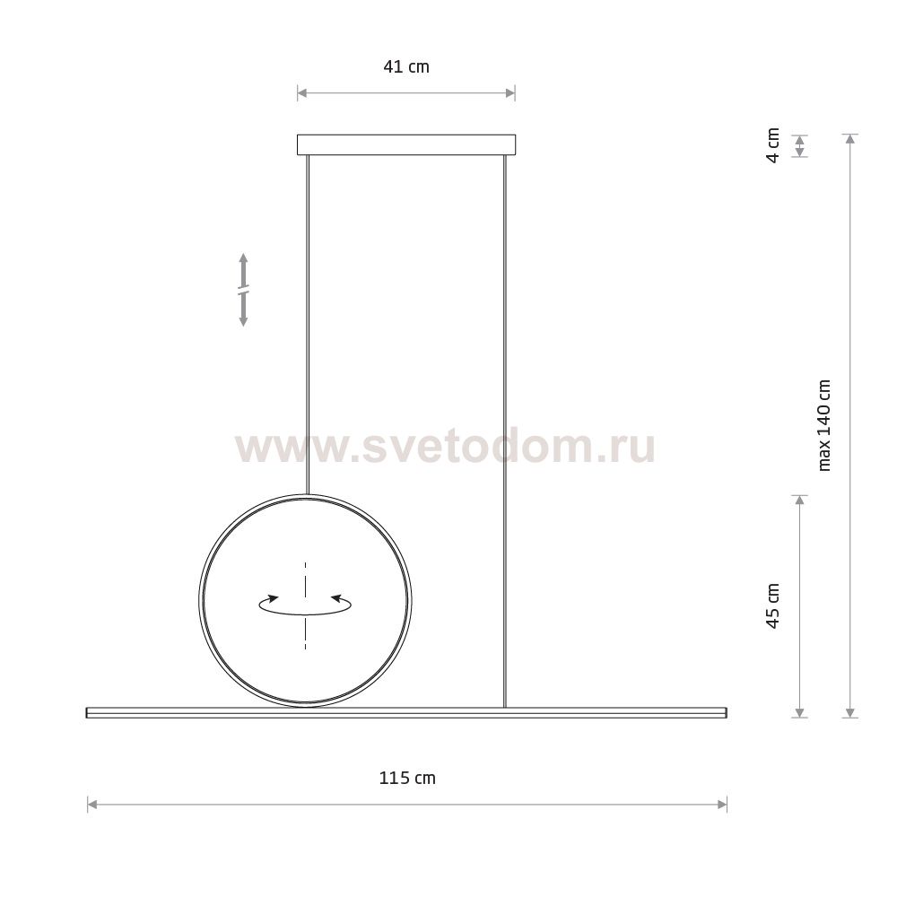 Подвесной светильник Nowodvorski Lineo Led Black (Cерия Lineo Led, Цвет Черный) арт. 11879