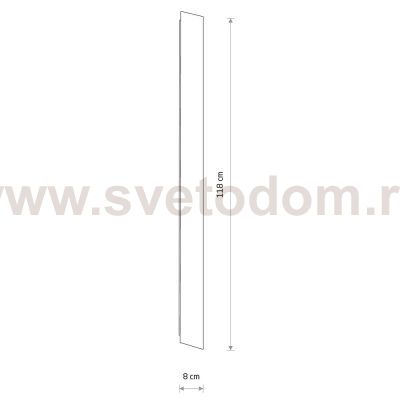 Настенный светильник Nowodvorski Comma Led M White (Cерия Comma Led M, Цвет Белый) арт. 11883