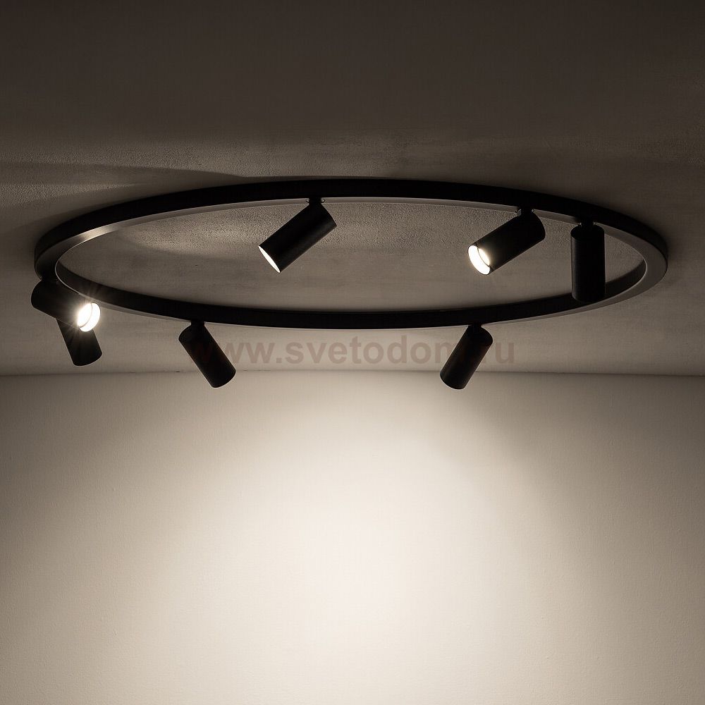 Потолочная люстра Nowodvorski Fourty Round VII Black (Cерия Fourty VII, Модель круглая, Цвет Черный) арт. 11944