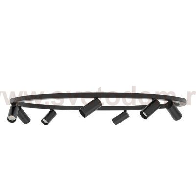 Потолочная люстра Nowodvorski Fourty Round VII Black (Cерия Fourty VII, Модель круглая, Цвет Черный) арт. 11944