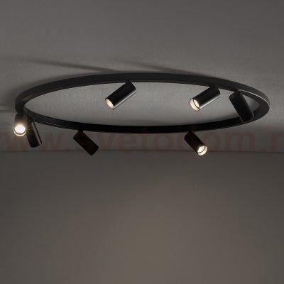 Потолочная люстра Nowodvorski Fourty Round VII Black (Cерия Fourty VII, Модель круглая, Цвет Черный) арт. 11944