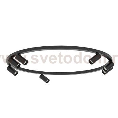 Потолочная люстра Nowodvorski Fourty Round VII Black (Cерия Fourty VII, Модель круглая, Цвет Черный) арт. 11944