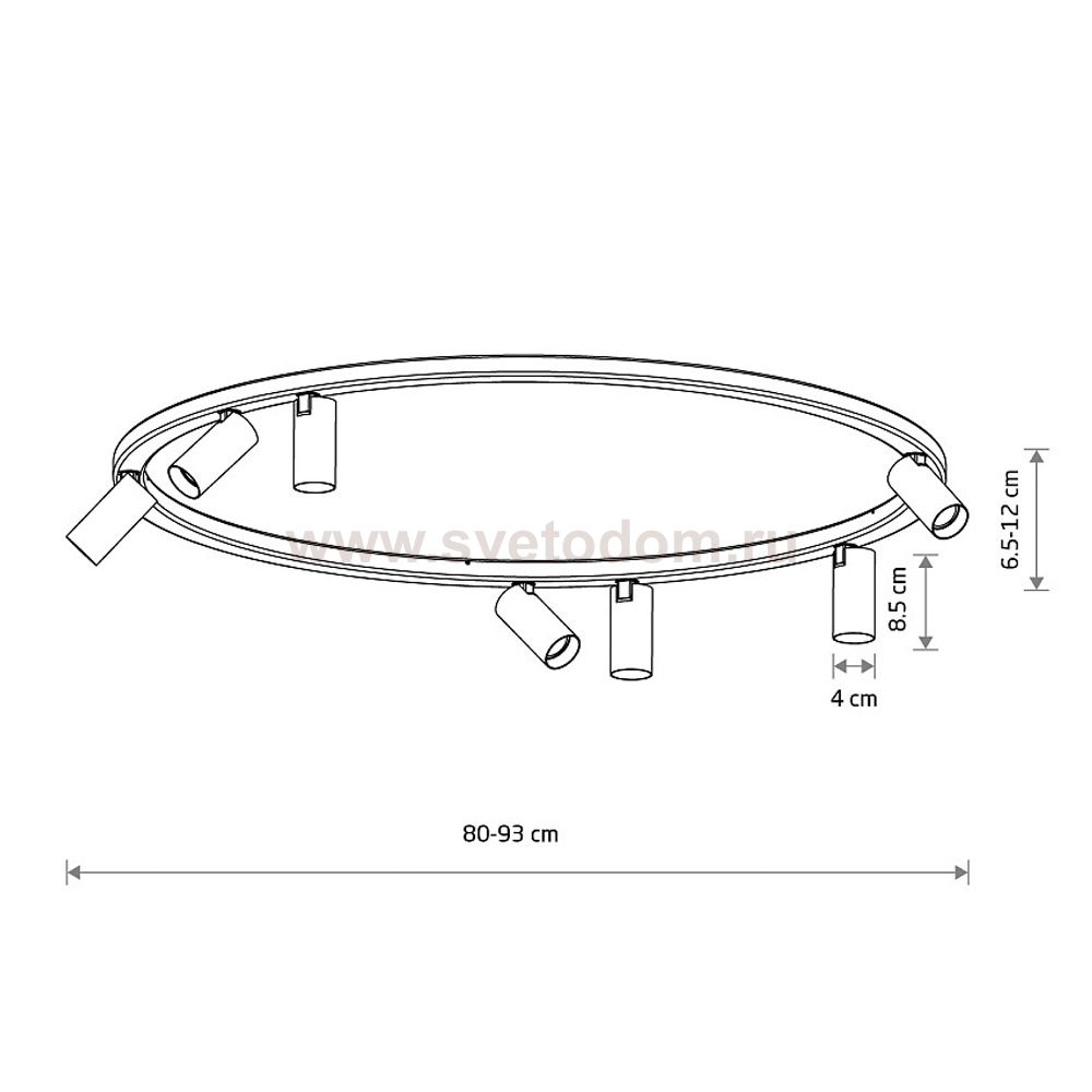 Потолочная люстра Nowodvorski Fourty Round VII Umbra Blue (Cерия Fourty VII, Модель круглая, Цвет Темно-синий) арт. 11947