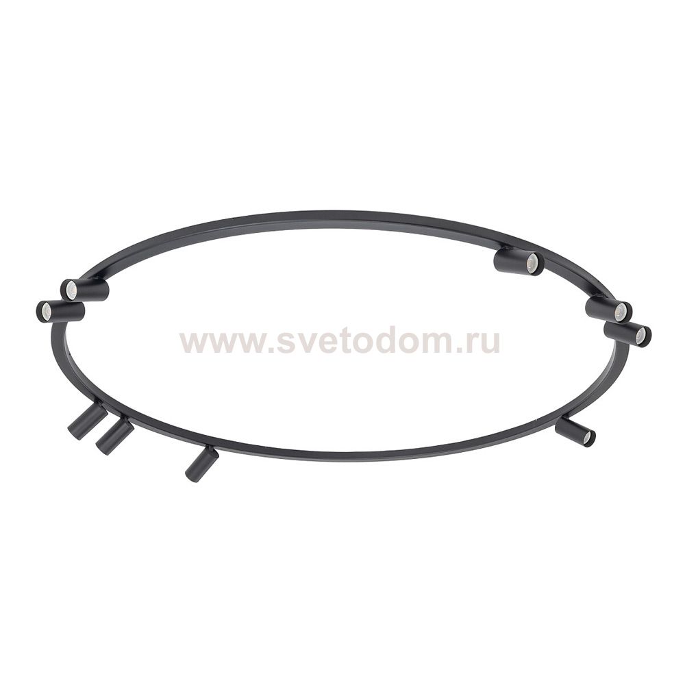 Потолочная люстра Nowodvorski Fourty Round IX Black (Cерия Fourty IX, Модель круглая, Цвет Черный) арт. 11950