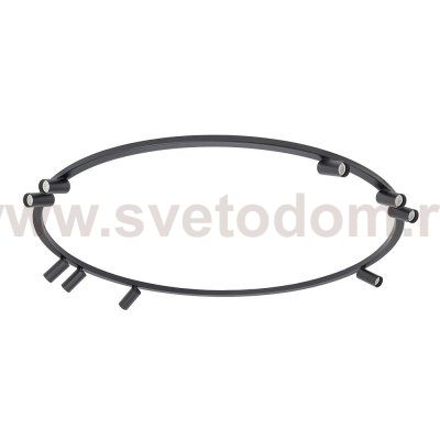 Потолочная люстра Nowodvorski Fourty Round IX Black (Cерия Fourty IX, Модель круглая, Цвет Черный) арт. 11950