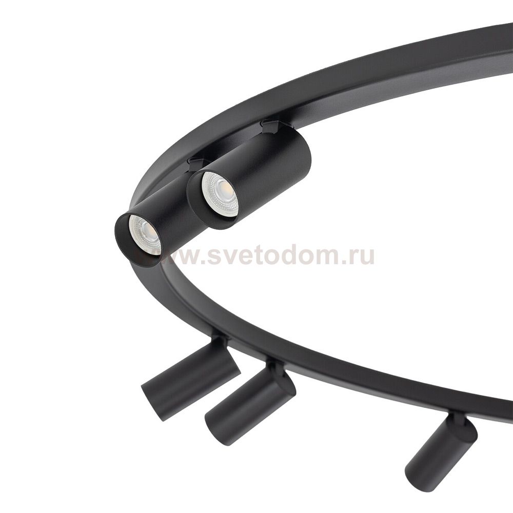 Потолочная люстра Nowodvorski Fourty Round IX Black (Cерия Fourty IX, Модель круглая, Цвет Черный) арт. 11950