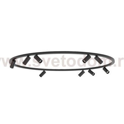 Потолочная люстра Nowodvorski Fourty Round IX Black (Cерия Fourty IX, Модель круглая, Цвет Черный) арт. 11950