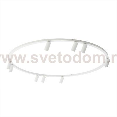 Потолочная люстра Nowodvorski Fourty Round IX White (Cерия Fourty IX, Модель круглая, Цвет Белый) арт. 11951