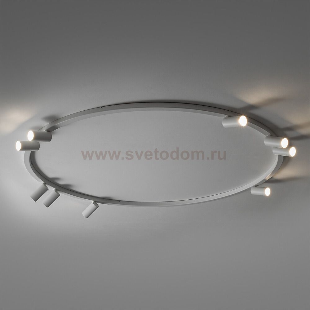 Потолочная люстра Nowodvorski Fourty Round IX White (Cерия Fourty IX, Модель круглая, Цвет Белый) арт. 11951