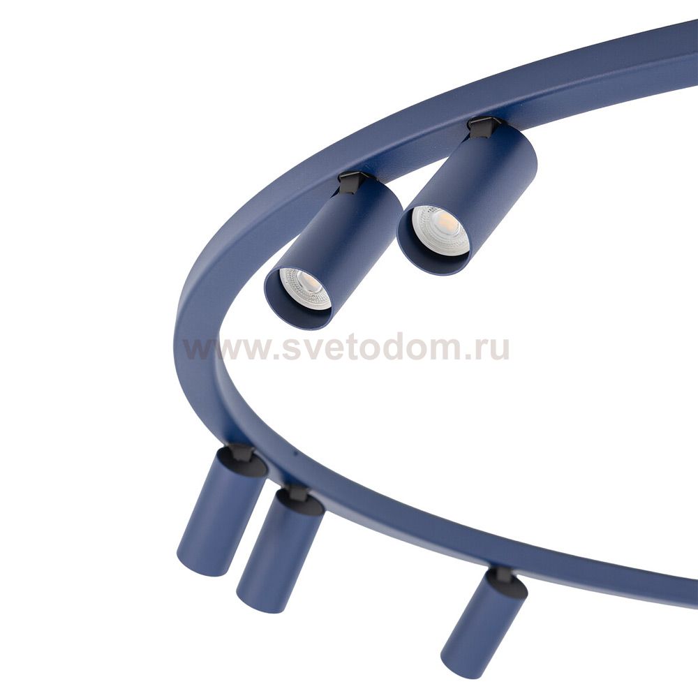 Потолочная люстра Nowodvorski Fourty Round IX Umbra Blue (Cерия Fourty IX, Модель круглая, Цвет Темно-синий) арт. 11953