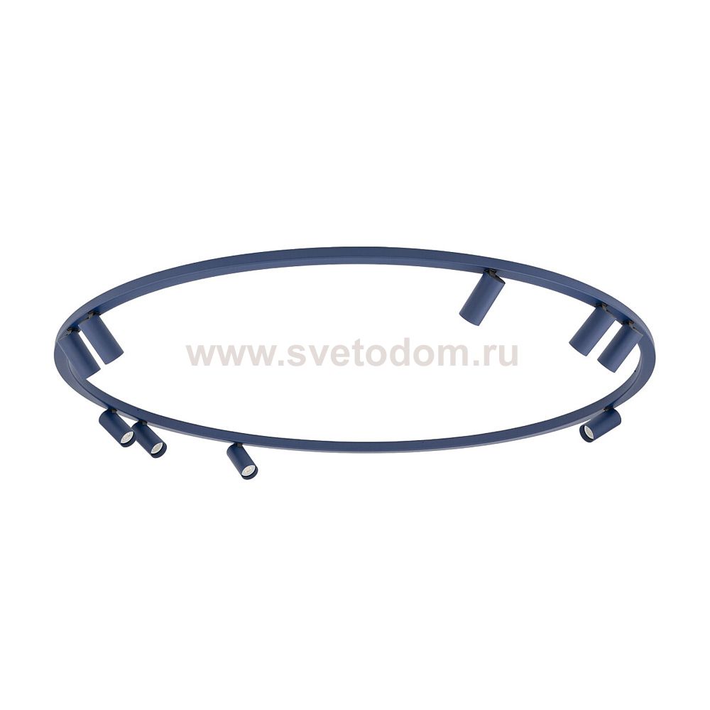Потолочная люстра Nowodvorski Fourty Round IX Umbra Blue (Cерия Fourty IX, Модель круглая, Цвет Темно-синий) арт. 11953
