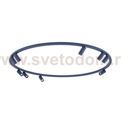 Потолочная люстра Nowodvorski Fourty Round IX Umbra Blue (Cерия Fourty IX, Модель круглая, Цвет Темно-синий) арт. 11953