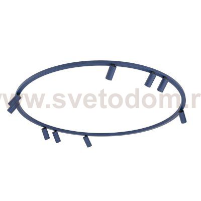 Потолочная люстра Nowodvorski Fourty Round IX Umbra Blue (Cерия Fourty IX, Модель круглая, Цвет Темно-синий) арт. 11953