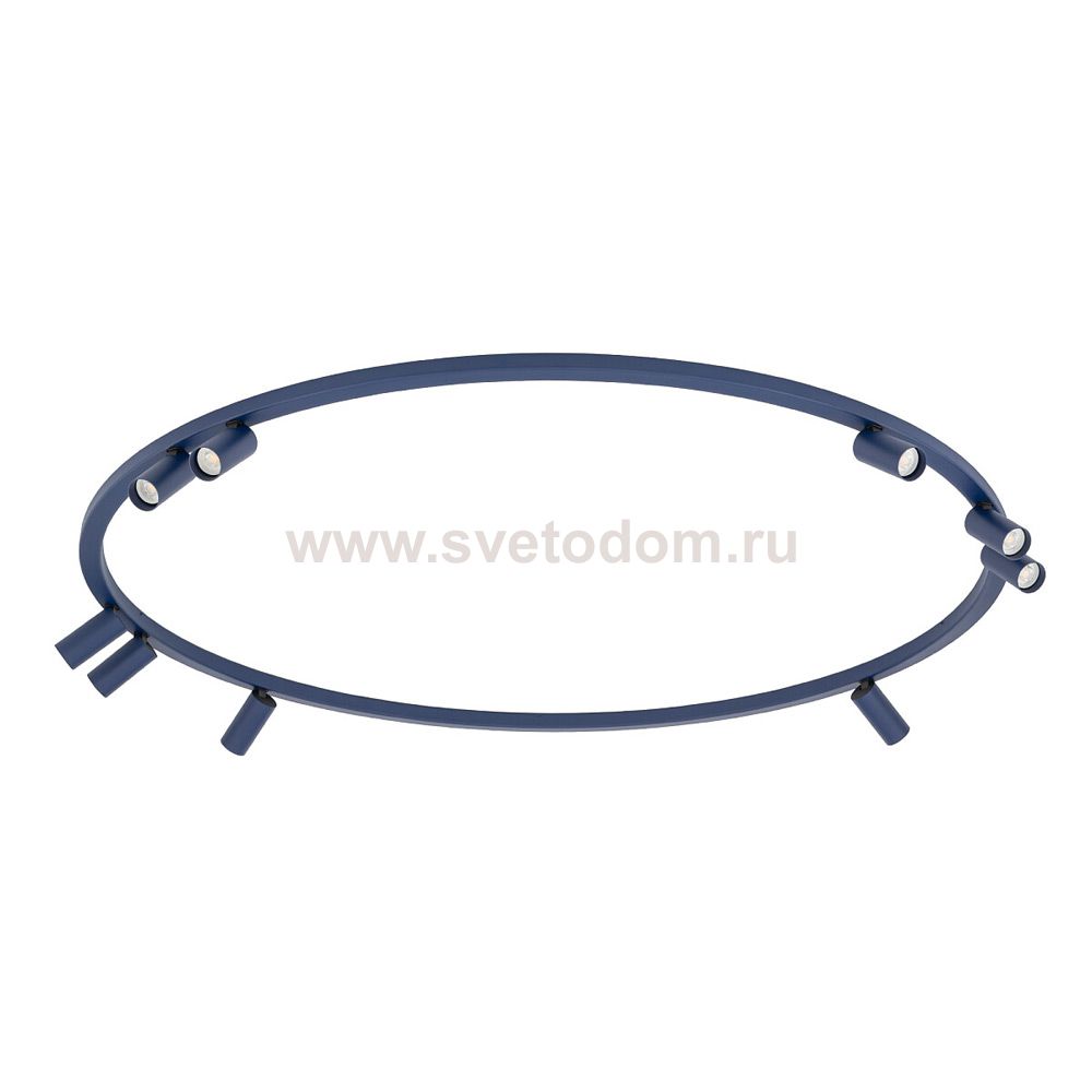 Потолочная люстра Nowodvorski Fourty Round IX Umbra Blue (Cерия Fourty IX, Модель круглая, Цвет Темно-синий) арт. 11953