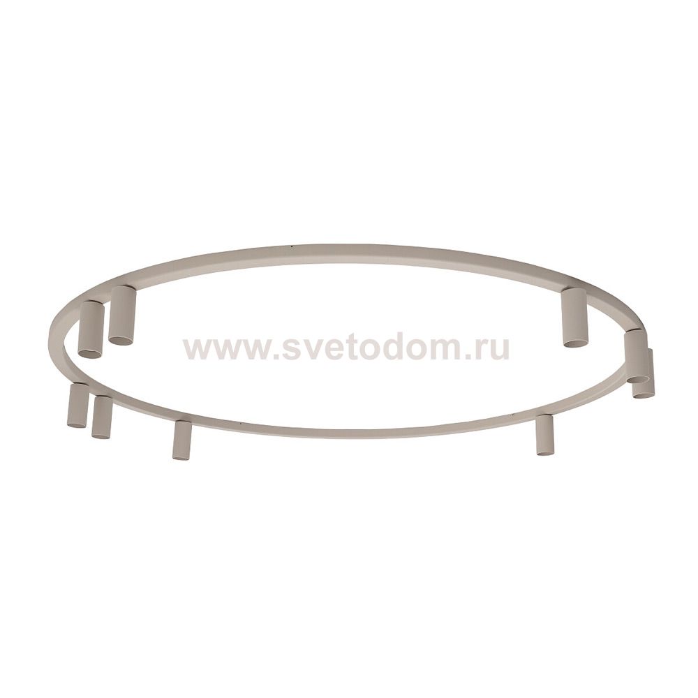 Потолочная люстра Nowodvorski Fourty Round IX Beige (Cерия Fourty IX, Модель круглая, Цвет Бежевый) арт. 11954