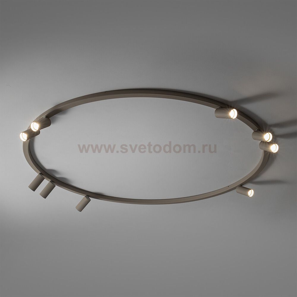 Потолочная люстра Nowodvorski Fourty Round IX Beige (Cерия Fourty IX, Модель круглая, Цвет Бежевый) арт. 11954