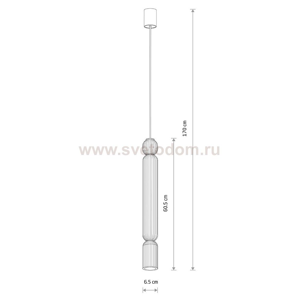 Подвесной светильник Nowodvorski Singles A Graphite (Cерия Singles A, Цвет Графит) арт. 12195