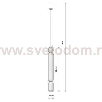 Подвесной светильник Nowodvorski Singles A Graphite (Cерия Singles A, Цвет Графит) арт. 12195