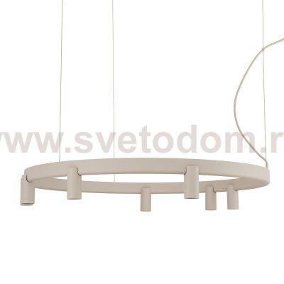 Подвесная люстра Nowodvorski Серия Fourty Round VII (Форти Раунд Севен) Цвет Beige (Бежевый) арт. 12284