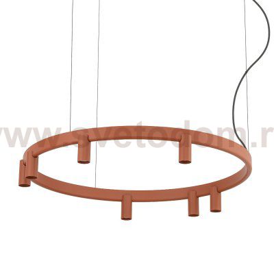 Подвесная люстра Nowodvorski Серия Fourty Round VII (Форти Раунд Севен) Цвет Terracotta (Терракот) арт. 12418