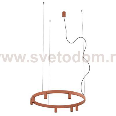 Подвесная люстра Nowodvorski Серия Fourty Round VII (Форти Раунд Севен) Цвет Terracotta (Терракот) арт. 12418