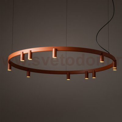 Подвесная люстра Nowodvorski Серия Fourty Round XI (Форти Раунд Севен) Цвет Terracotta (Терракот) арт. 12420