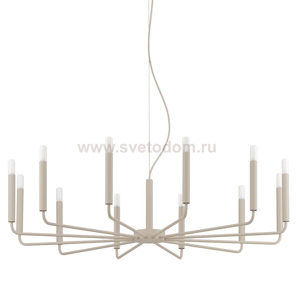Подвесная люстра Nowodvorski Серия Orto XII B (Орто Твелв B) Цвет Beige (Бежевый) арт. 12526