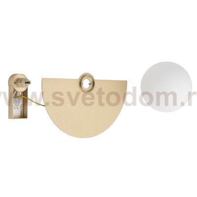 Настенный светильник Nowodvorski Серия Saturn S (Сатурн S) Цвет Brushed gold (Матовое золото) арт. 12598