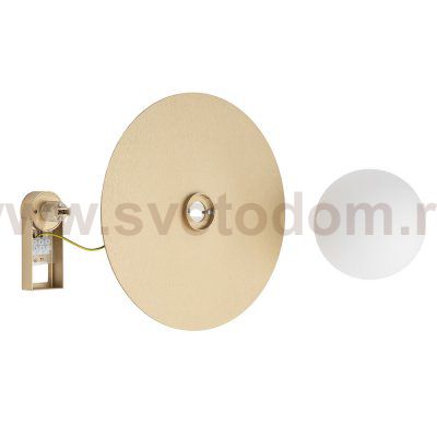 Настенный светильник Nowodvorski Серия Saturn M (Сатурн М) Цвет Brushed gold (Матовое золото) арт. 12604