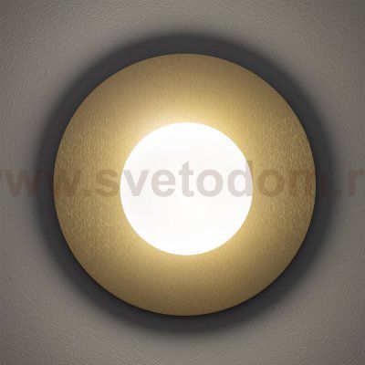 Настенный светильник Nowodvorski Серия Saturn M (Сатурн М) Цвет Brushed gold (Матовое золото) арт. 12604