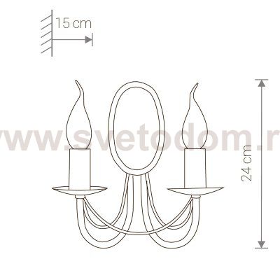 Бра Nowodvorski WIOLETTA II 1351