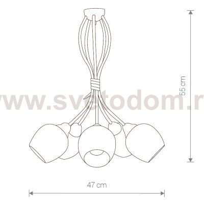 Люстра потолочная Nowodvorski MIKI V 1513