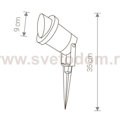 Ландшафтный светильник Nowodvorski BUSH 3401
