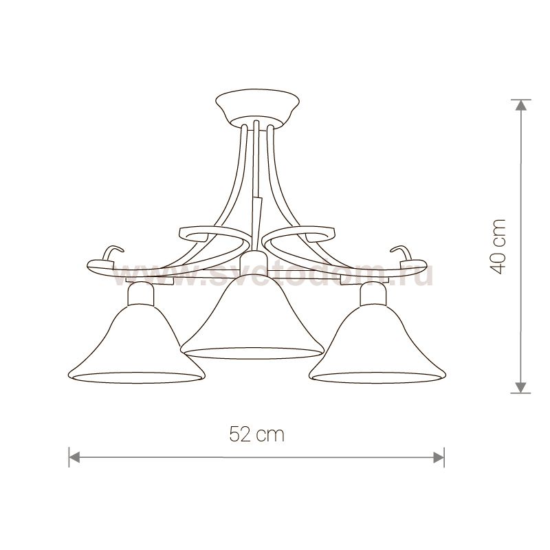 Люстра потолочная Nowodvorski FLORES III 3526