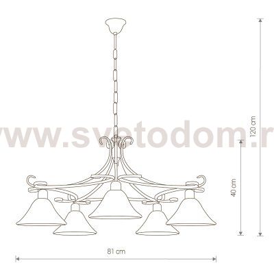 Люстра подвесная Nowodvorski FLORES V 3527