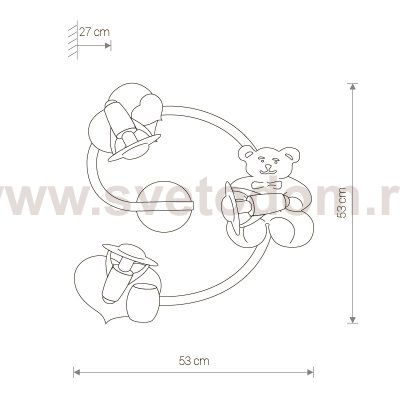 Светильник настенный Nowodvorski HONEY III 3660