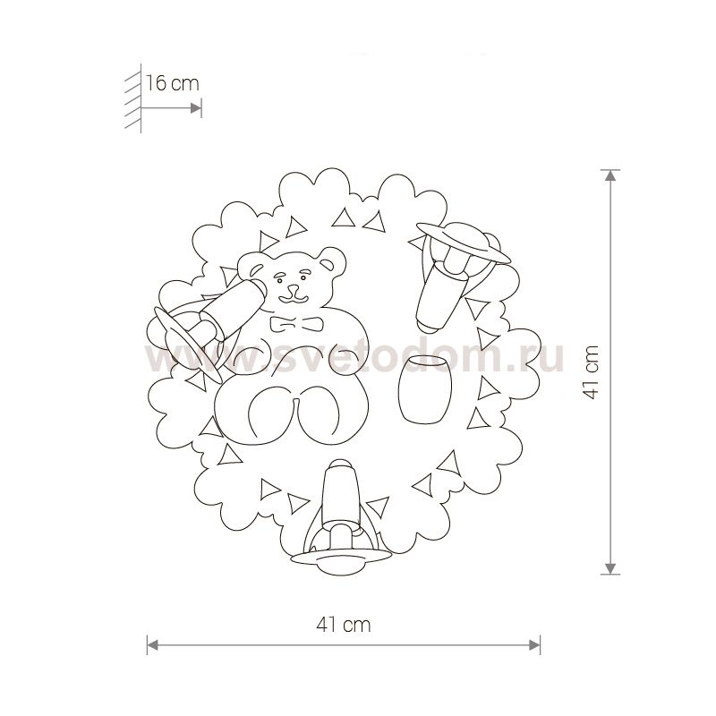 Светильник настенный Nowodvorski HONEY III 3661