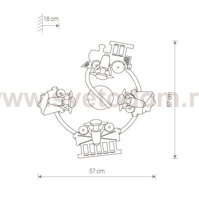 Светильник настенный Nowodvorski TRAIN IV 4065