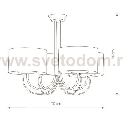 Люстра потолочная Nowodvorski AMARA IV 4136
