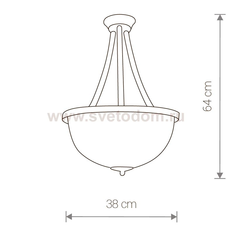 Люстра потолочная Nowodvorski BARON III 4140