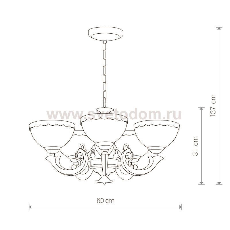 Люстра подвесная Nowodvorski OLIMPIA V 4354