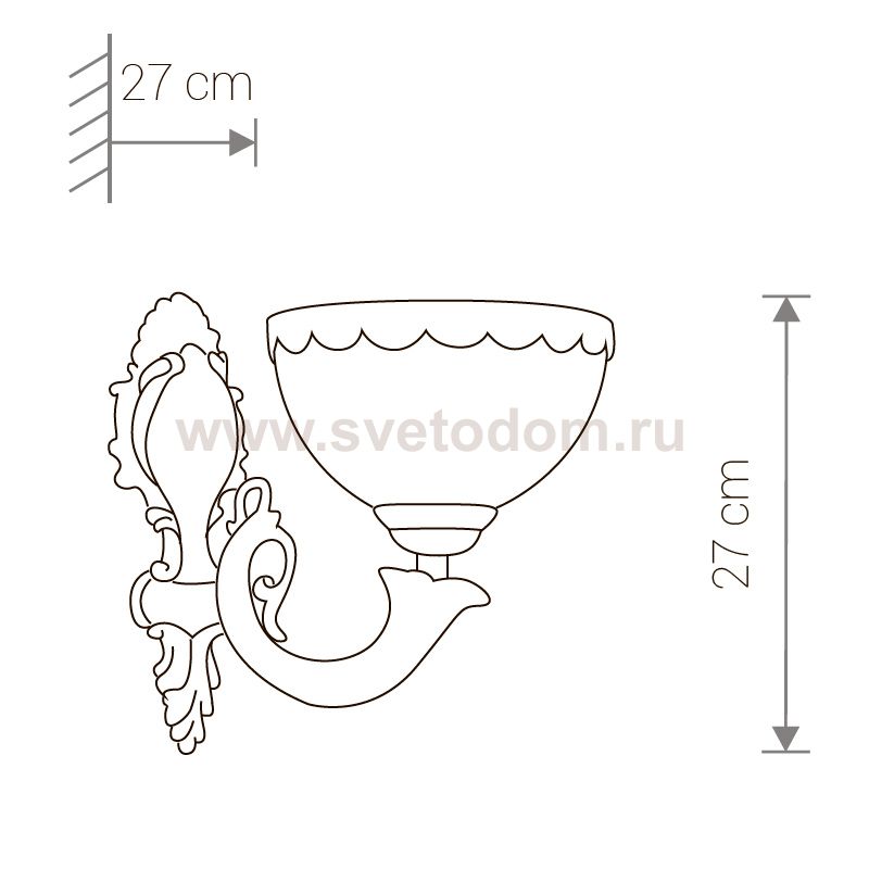 Бра Nowodvorski OLIMPIA I 4356