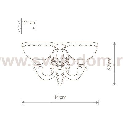 Бра Nowodvorski OLIMPIA II 4357