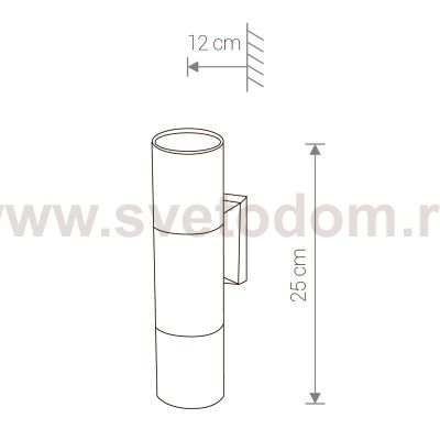 Уличный настенный светильник Nowodvorski NEGRO II 4426