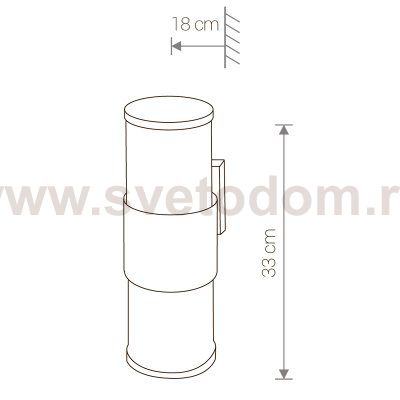 Уличный настенный светильник Nowodvorski TORRENS II 4431