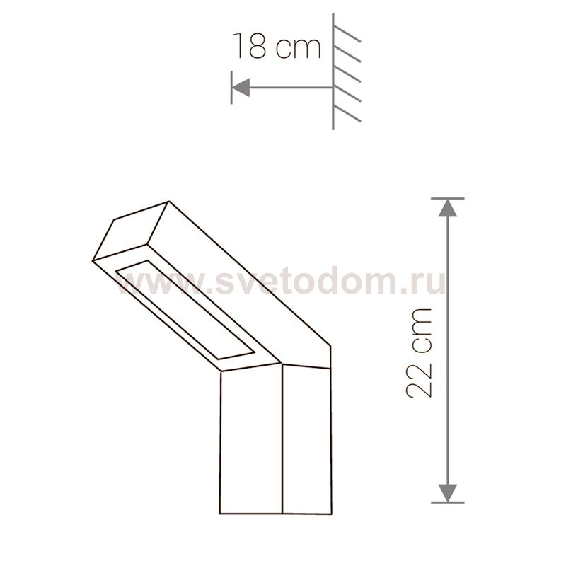 Уличный настенный светильник Nowodvorski LHOTSE I 4447