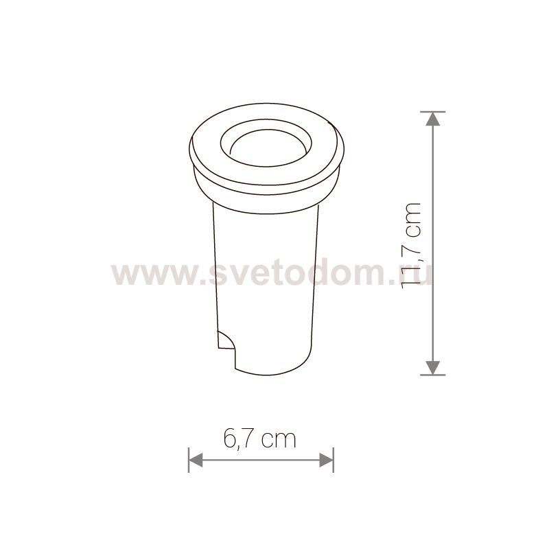 Уличный грунтовый светильник Nowodvorski MON 4454
