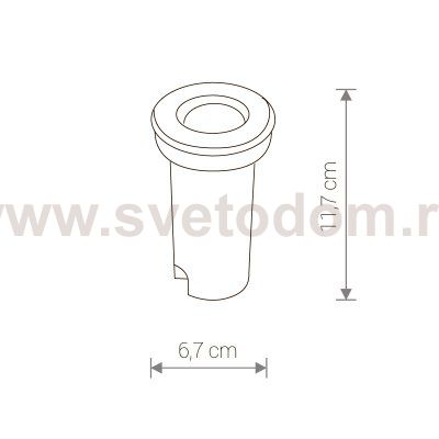Уличный грунтовый светильник Nowodvorski MON 4454