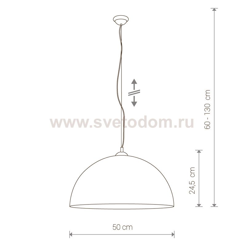 Светильник подвесной Nowodvorski HEMISPHERE WHITE L 4856